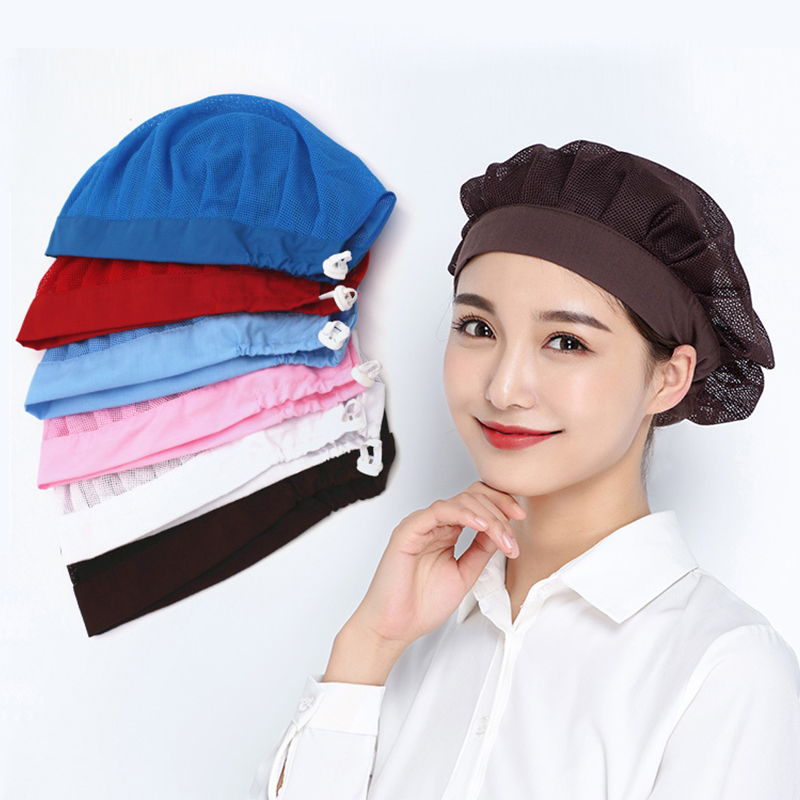 Food Storage Net - ผู้ชายผู้หญิงหมวกสุทธิเบเกอรี่เบเกอรี่ Workshop หมวกทํางาน Bouffant หมวก Hairnet
