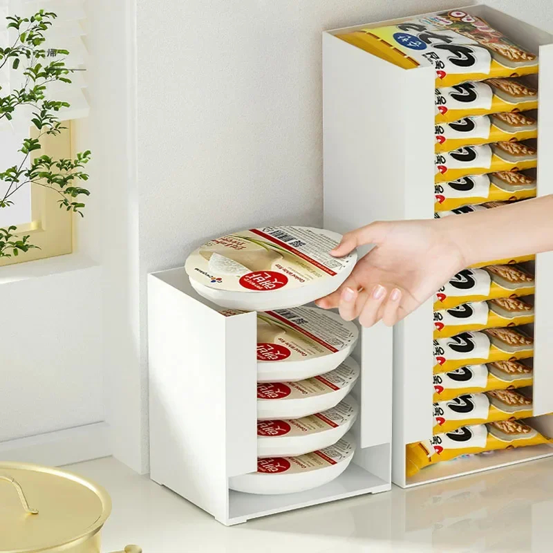 Food Storage No Pantry - กล่องเก็บบะหมี่กึ่งสำเร็จรูปอเนกประสงค์ สำหรับจัดระเบียบครัว ใส่ถ้วยราเม็ง แก้ปัญหาการจัดเก็บอาหารในครัว