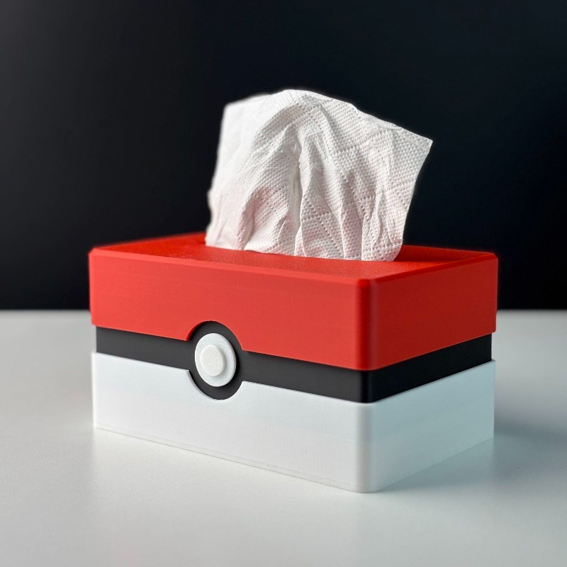 Food Storage In Room - การ์ตูน Poke Ball กล่องกระดาษทิชชูผ้าเช็ดปากผู้ถือกระดาษเดสก์ท็อปผู้ถือเนื้อเยื่อรถห้องครัวเด็กกล่องกระดาษทิชชูของขวัญ