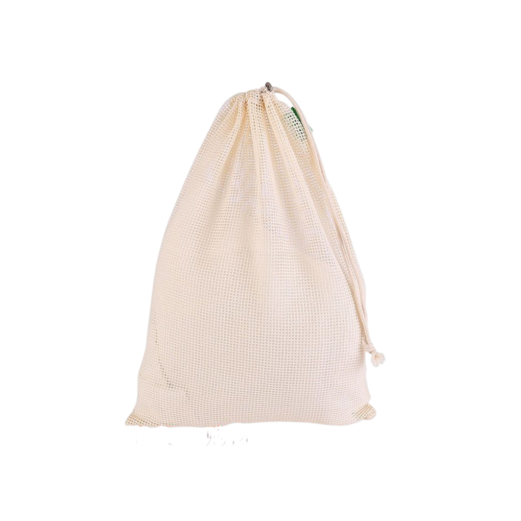 Food Storage Net - Drawstring ถุงตาข่ายผลไม้ถุงตาข่ายเก็บอาหารกระเป๋า 30x40 ซม