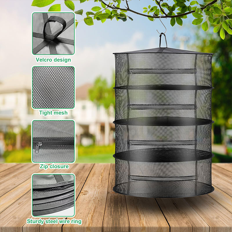 Food Storage Net - ตาข่ายตากอาหารสำหรับสมุนไพร ผลไม้ ปลา เนื้อสัตว์ ผักใบเขียว อุปกรณ์จัดเก็บที่ทนทานสำหรับบ้าน