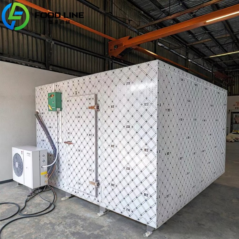 Food Storage In Room - ตู้แช่เย็นแบบกำหนดเองสำหรับเก็บอาหารเย็น ห้องเย็นสำหรับเนื้อสัตว์และขนมขบเคี้ยว ชุดเครื่องทำความเย็นสำหรับการแปรรูปและจัดเก็บอาหาร