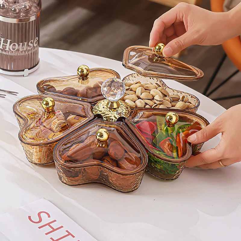 Food Storage In Room - ถาดผลไม้หมุนได้สไตล์หรูหราทันสมัย, ถาดวางขนมบนโต๊ะกาแฟในห้องนั่งเล่น, ถาดผลไม้สำหรับจัดเก็บของใช้ในครัวคุณภาพสูง