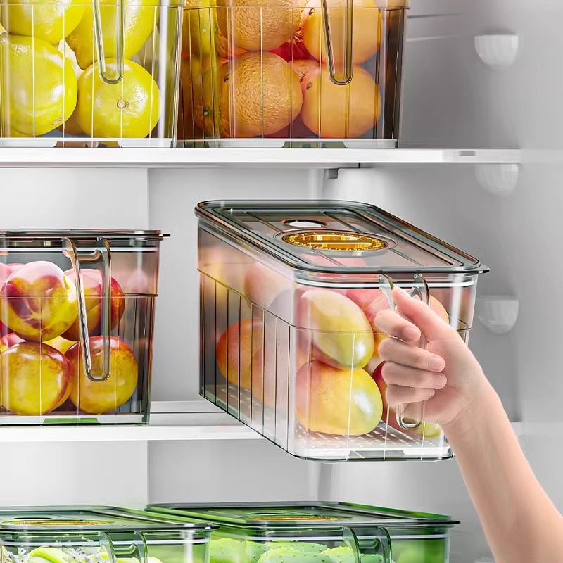 Food Storage Box Set - กล่องจัดเก็บในตู้เย็น สำหรับไข่ ผลไม้ และผัก กล่องเก็บอาหารเกรดอาหาร สำหรับแยกบรรจุภัณฑ์