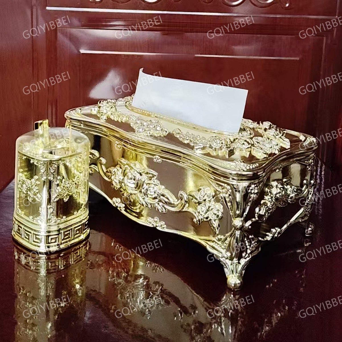 Food Storage In Room - กล่องเก็บของตกแต่งสไตล์ยุโรปสำหรับวางบนโต๊ะทำงาน ใช้ได้ในห้องครัว ห้องนั่งเล่น สำนักงาน ห้องรับประทานอาหาร โรงแรม