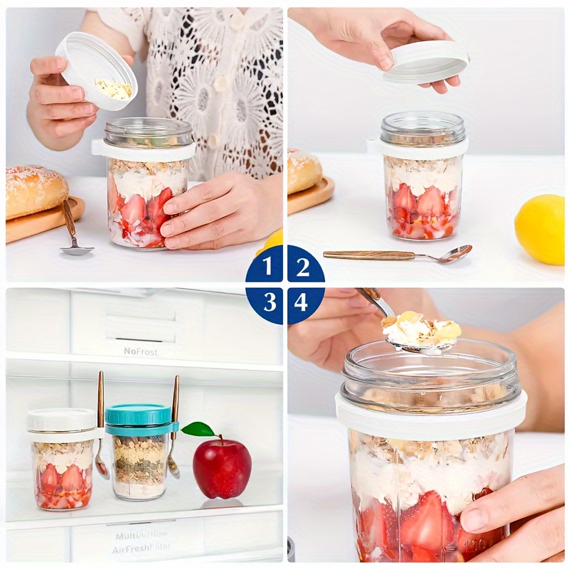 แก้วโอ๊ตมีล 1 ชิ้น/2 ชิ้น พร้อ - Food Storage Set Glass บทวิจารณ์และราคา