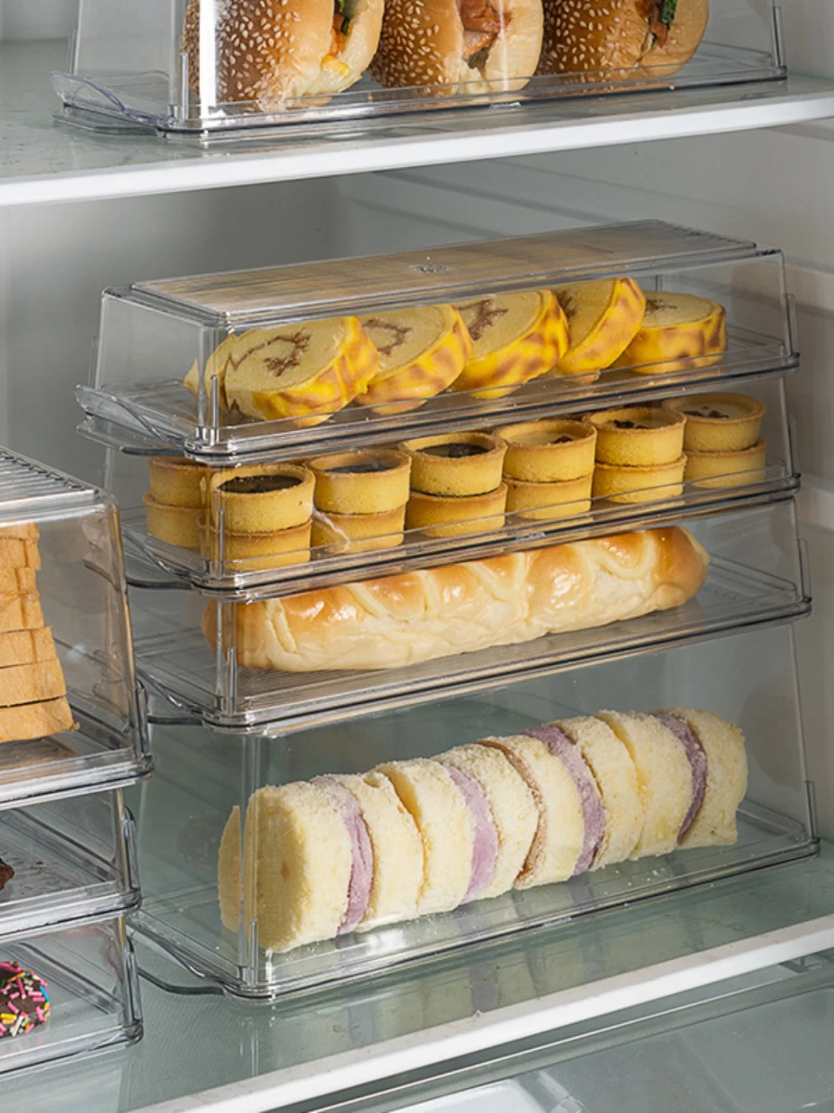 กล่องเก็บเค้กโรลเกรดอาหาร กล่อ - Food Storage And Preservation บทวิจารณ์และราคา