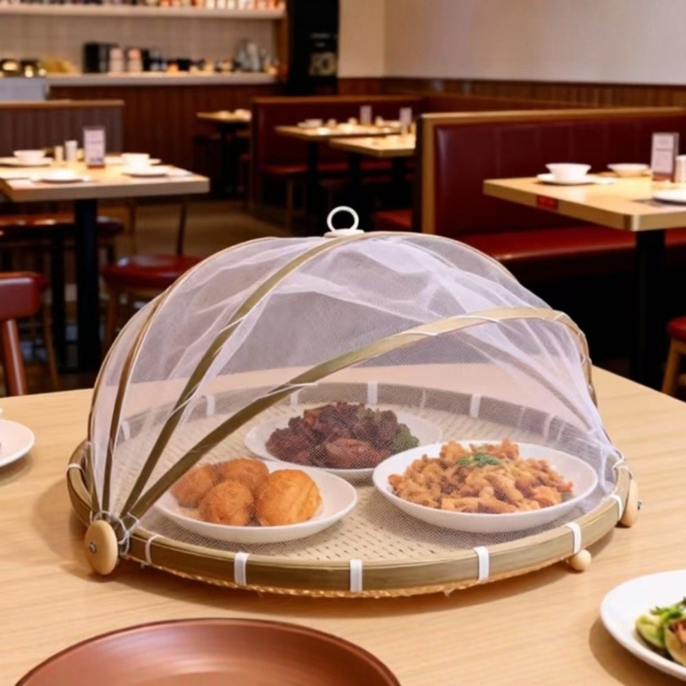 ภาชนะใส่อาหารพร้อมมุ้งกันยุง ฝ - Food Storage Net บทวิจารณ์และราคา