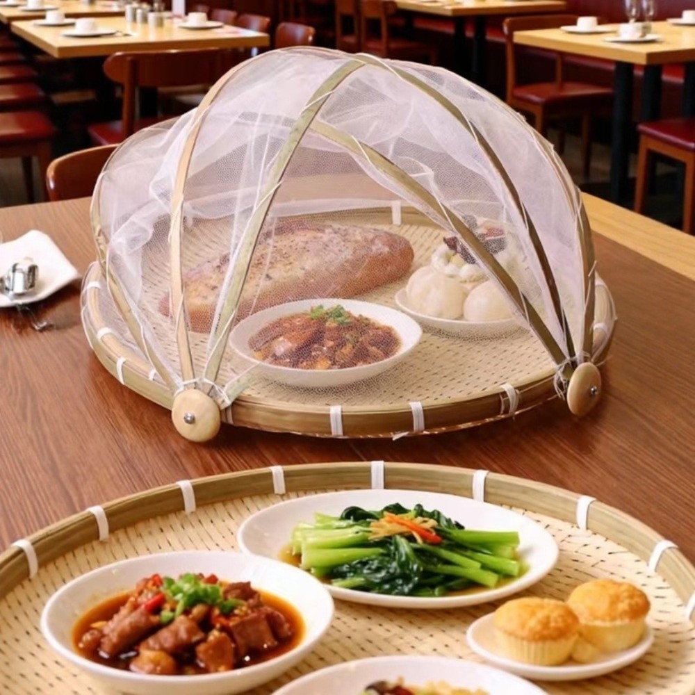 ภาชนะใส่อาหารพร้อมมุ้งกันยุง ฝ - Food Storage Net บทวิจารณ์และราคา