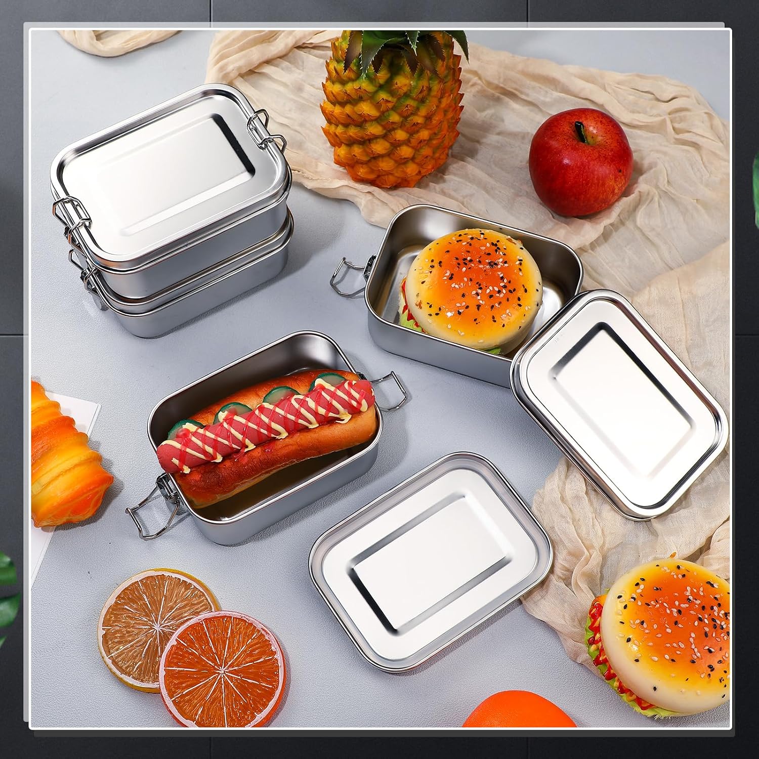 ภาชนะเก็บอาหารสแตนเลสพร้อมฝาปิ - Food Storage Hot บทวิจารณ์และราคา