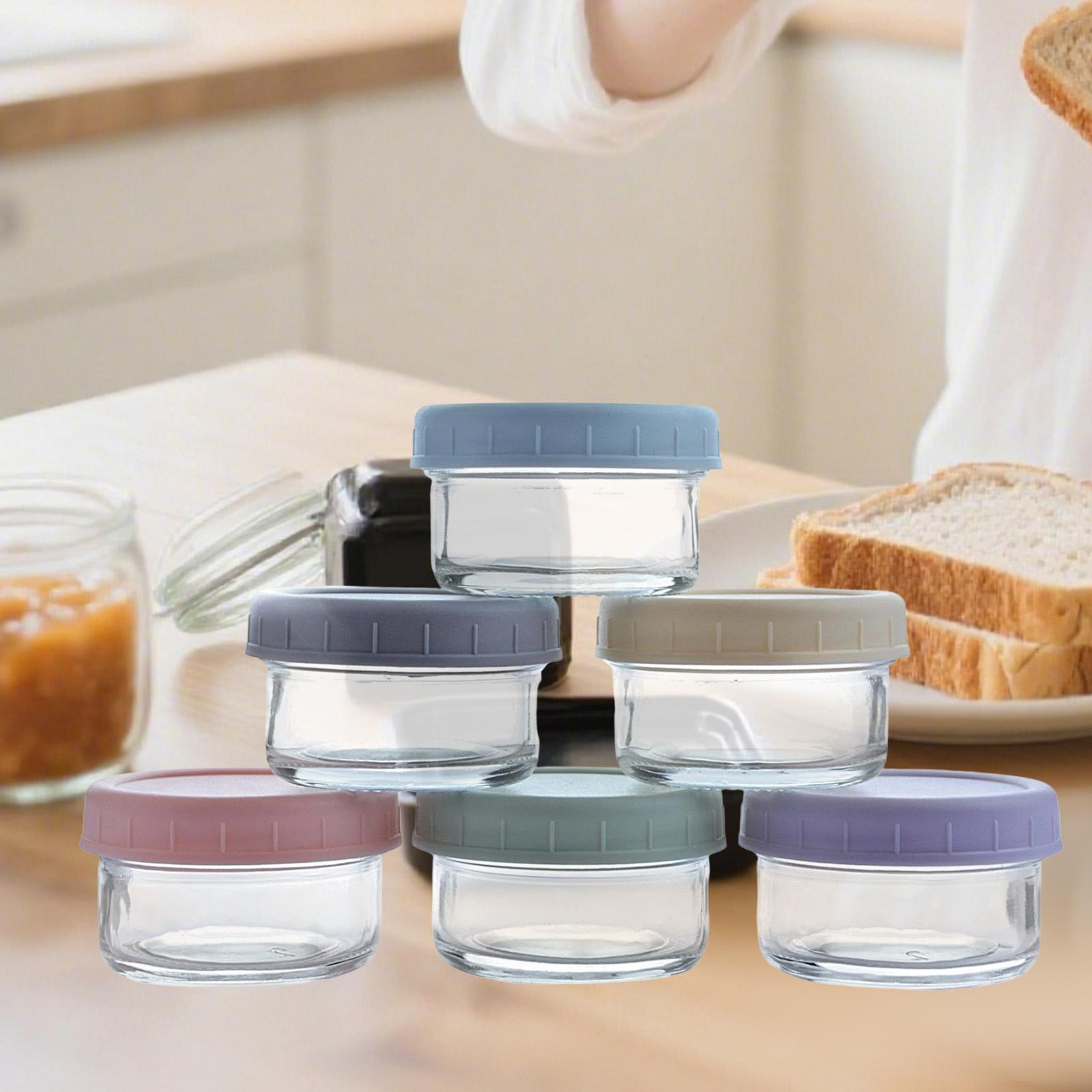 ขวดแก้วขนาดเล็กพร้อมฝาปิดกันรั - Food Storage Set Glass บทวิจารณ์และราคา