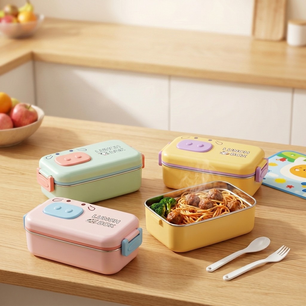 กล่องเบนโตะสแตนเลส 304 ป้องกัน - Food Storage Cabinet For Kitchen บทวิจารณ์และราคา