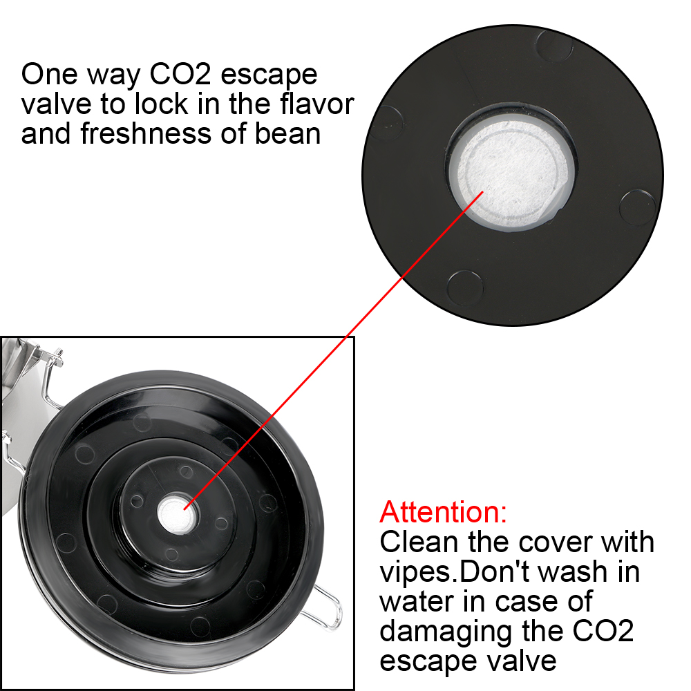 กระป๋องเก็บกาแฟคอนเทนเนอร์ co2 - Food Storage And Preservation บทวิจารณ์และราคา