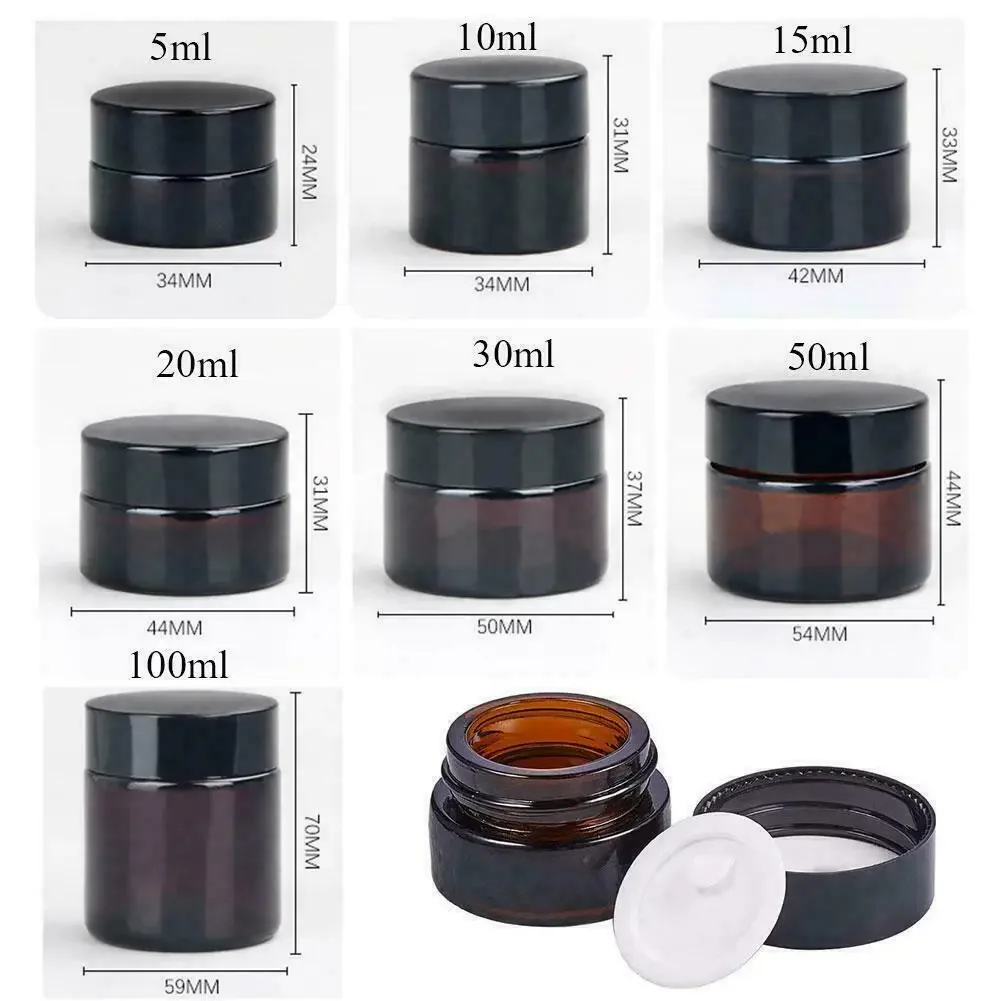 2pcs 5 ml/10 ml/15 ml/20 ml/30 - Food Storage Set Glass บทวิจารณ์และราคา