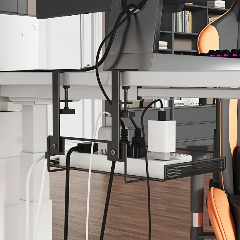 ชั้นวางจัดเก็บสายไฟใต้โต๊ะคอมพ - Food Storage In Room บทวิจารณ์และราคา