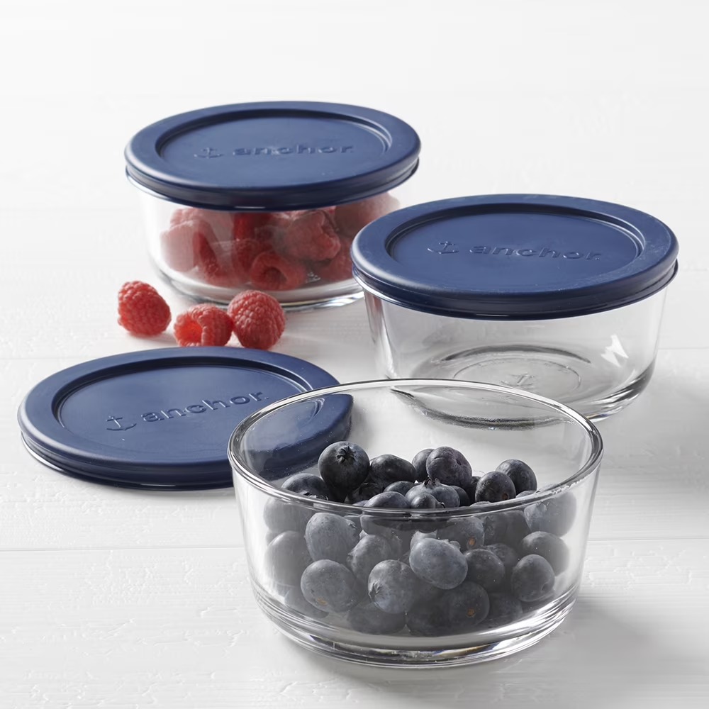 ภาชนะเก็บอาหารแก้วพร้อมฝาปิด A - Food Storage Set Glass บทวิจารณ์และราคา
