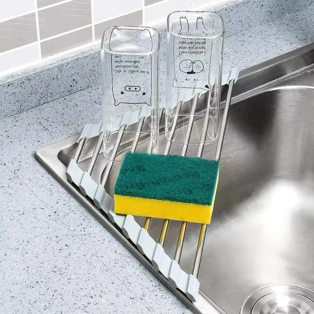 ที่คว่ำจานแบบสามเหลี่ยมพับได้  - Food Storage Organiser บทวิจารณ์และราคา