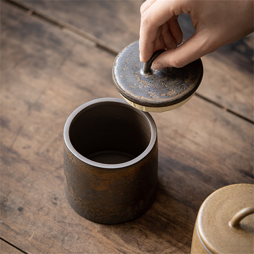 เซรามิคชาแคดดี้ปิดผนึก Jar กล่ - Food Storage Organiser บทวิจารณ์และราคา