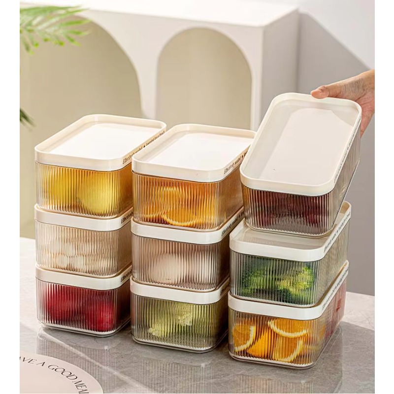กล่องจัดระเบียบตู้เย็นพลาสติก  - Food Storage Vegetables บทวิจารณ์และราคา