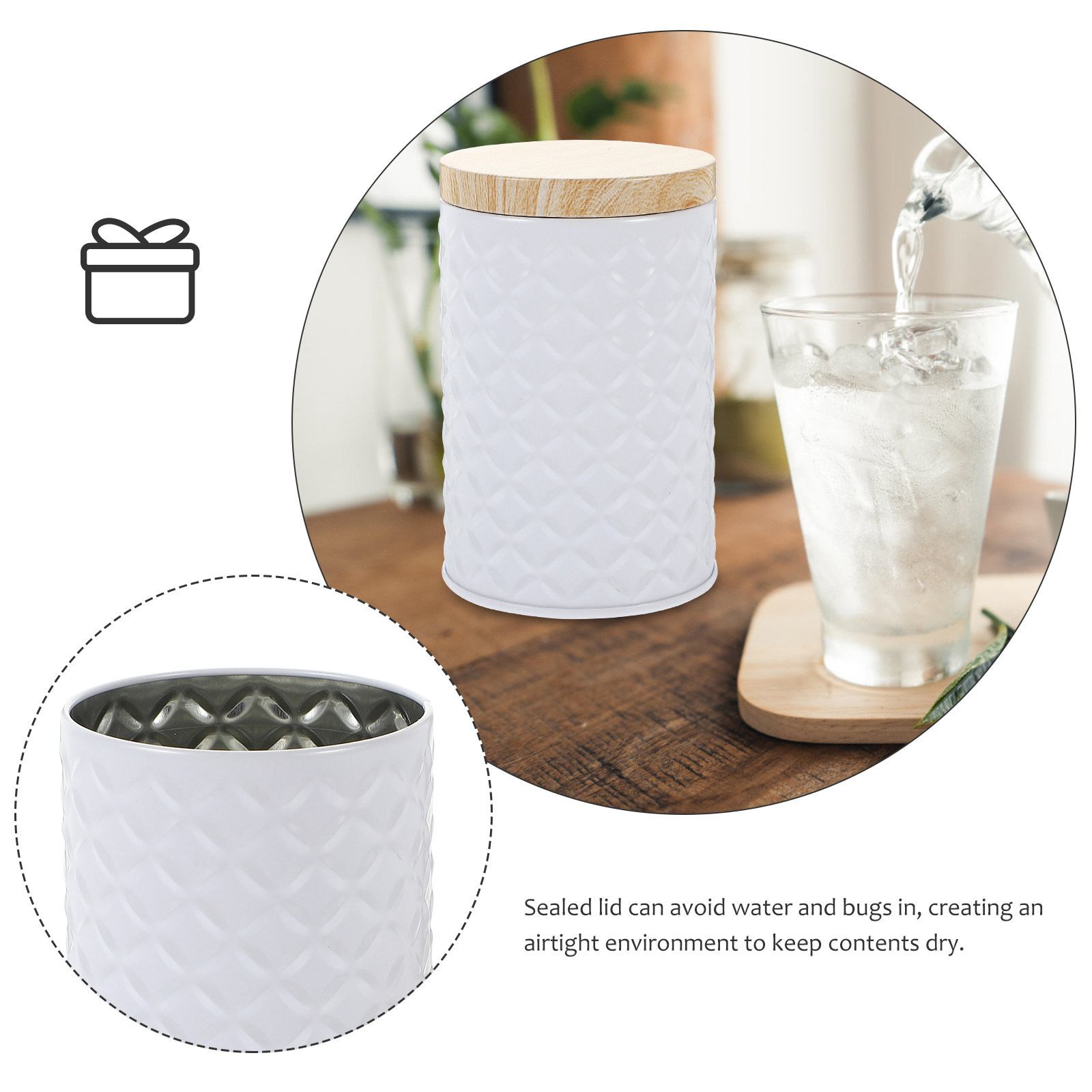 กระปุกเก็บอาหาร 2 ชิ้น ทำจากแผ - Food Storage Jars Plastic บทวิจารณ์และราคา