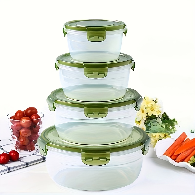ภาชนะเก็บอาหารพลาสติก 4 ชิ้น ก - Food Storage Jars Plastic บทวิจารณ์และราคา