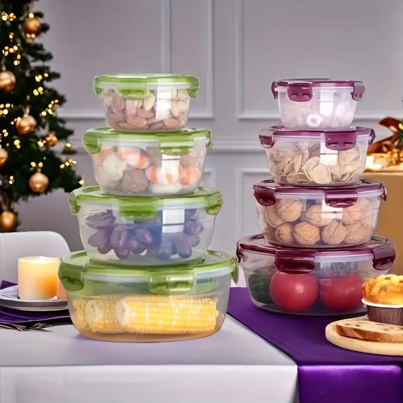 ภาชนะเก็บอาหารพลาสติก 4 ชิ้น ก - Food Storage Jars Plastic บทวิจารณ์และราคา