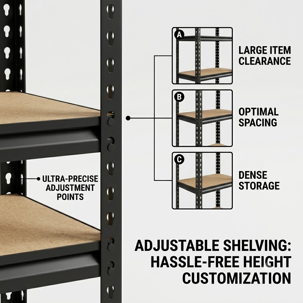 ชั้นวางของโลหะ 5 ชั้นแบบบาง ขน - Food Storage No Pantry บทวิจารณ์และราคา