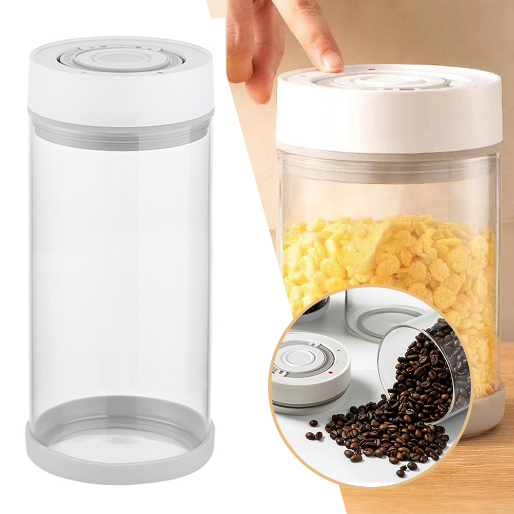 โถแก้วเก็บเมล็ดกาแฟแบบกันความช - Food Storage Set Glass บทวิจารณ์และราคา