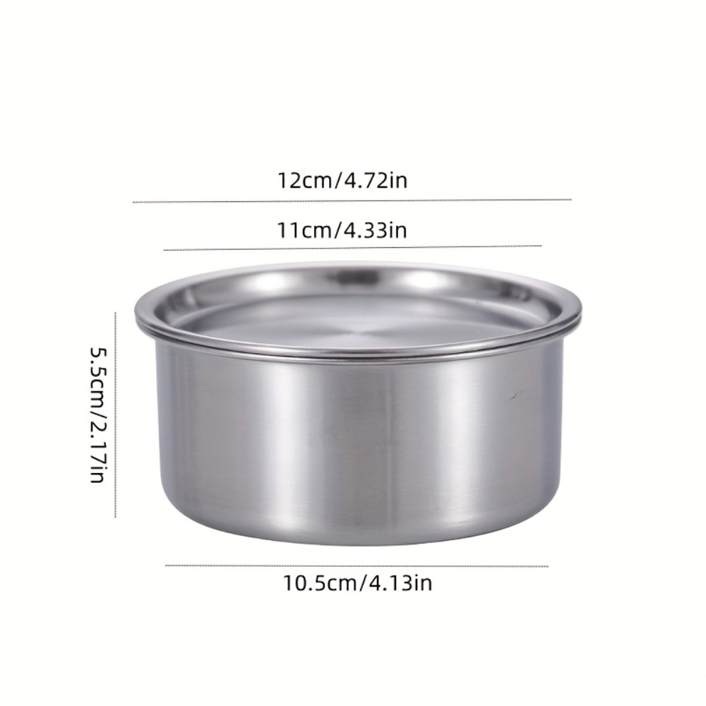 ถ้วยสแตนเลส 304 พร้อมฝาปิด สำห - Food Storage And Preservation บทวิจารณ์และราคา