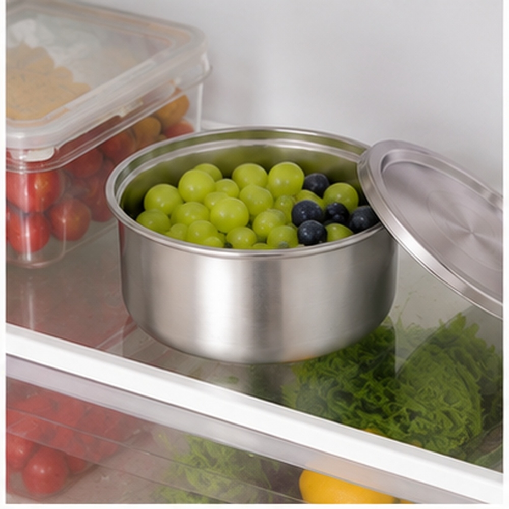 ถ้วยสแตนเลส 304 พร้อมฝาปิด สำห - Food Storage And Preservation บทวิจารณ์และราคา