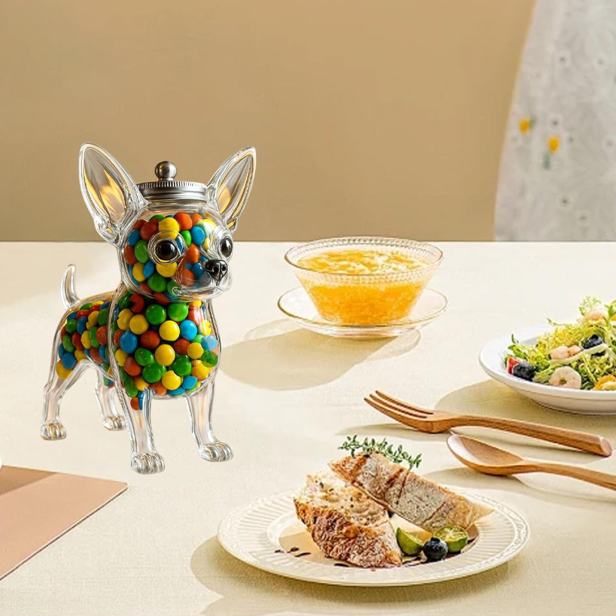 ภาชนะรูปชิวาวา สำหรับเก็บรักษา - Food Storage Set Glass บทวิจารณ์และราคา