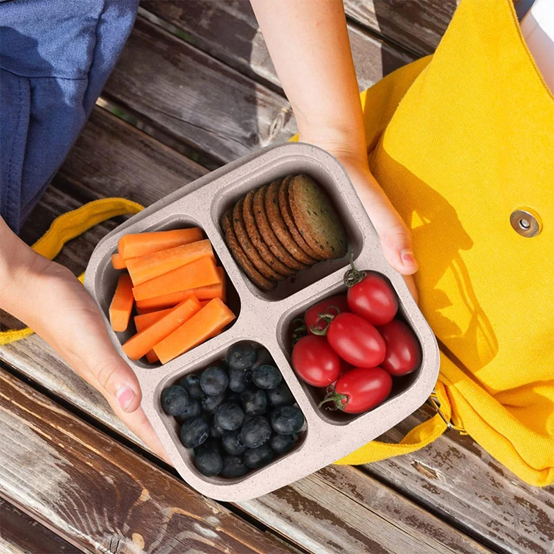 กล่องเก็บอาหาร4ช่องช่องใส่ตู้เ - Food Storage Vegetables บทวิจารณ์และราคา