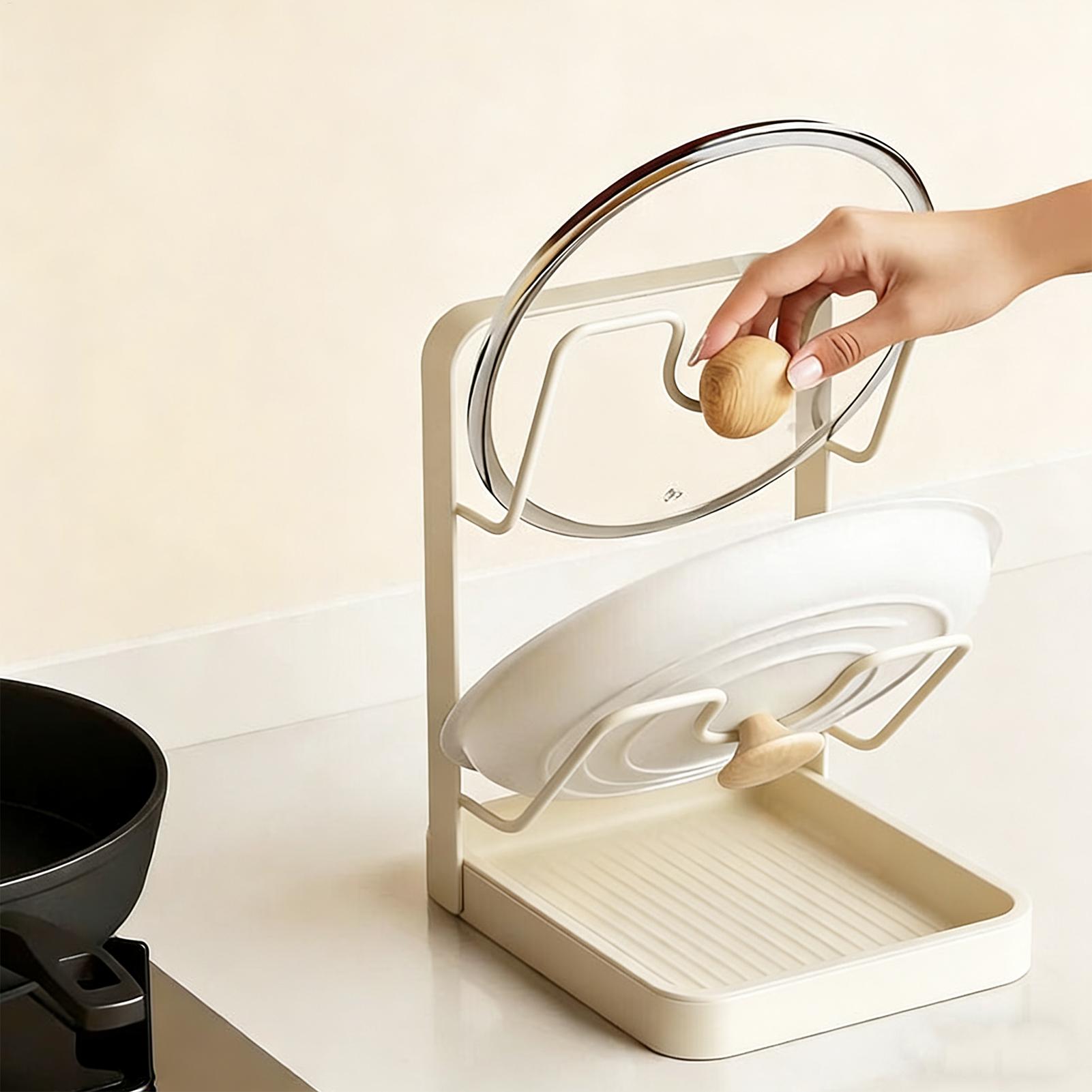 ที่วางฝาหม้อกันลื่น ชั้นวางเก็ - Food Storage Organiser บทวิจารณ์และราคา