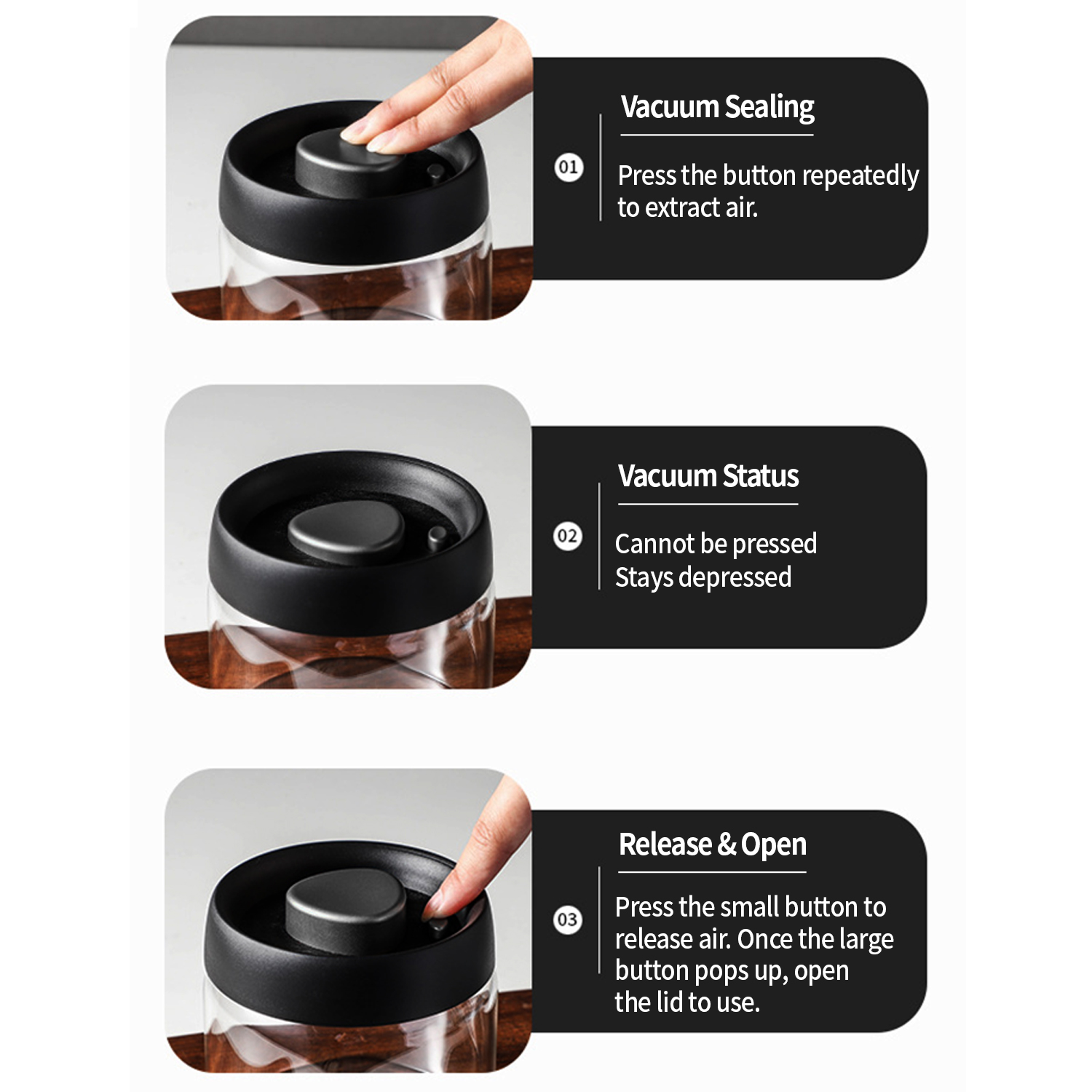 OANKR กระป๋องกาแฟสูญญากาศ 500  - Food Storage And Preservation บทวิจารณ์และราคา