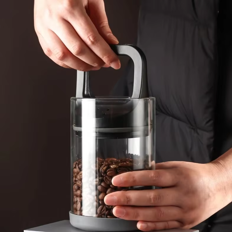 เมล็ดกาแฟถังปิดผนึกสูญญากาศโปร - Food Storage Set Glass บทวิจารณ์และราคา