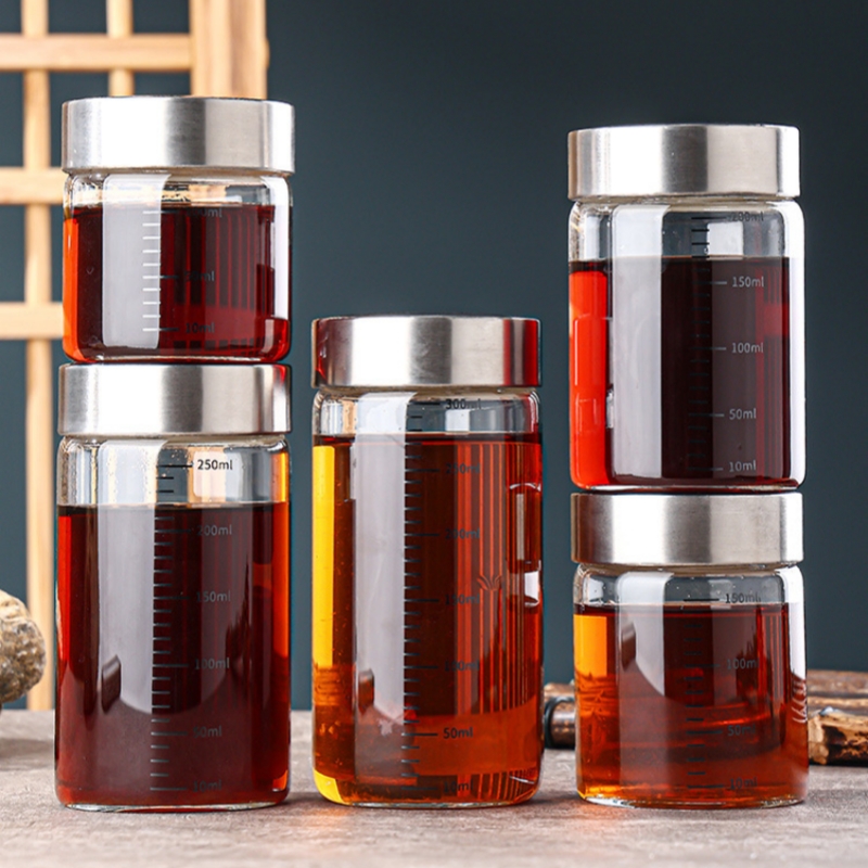 2 ชิ้น 100-500 มิลลิลิตรแก้วถ้ - Food Storage Set Glass บทวิจารณ์และราคา