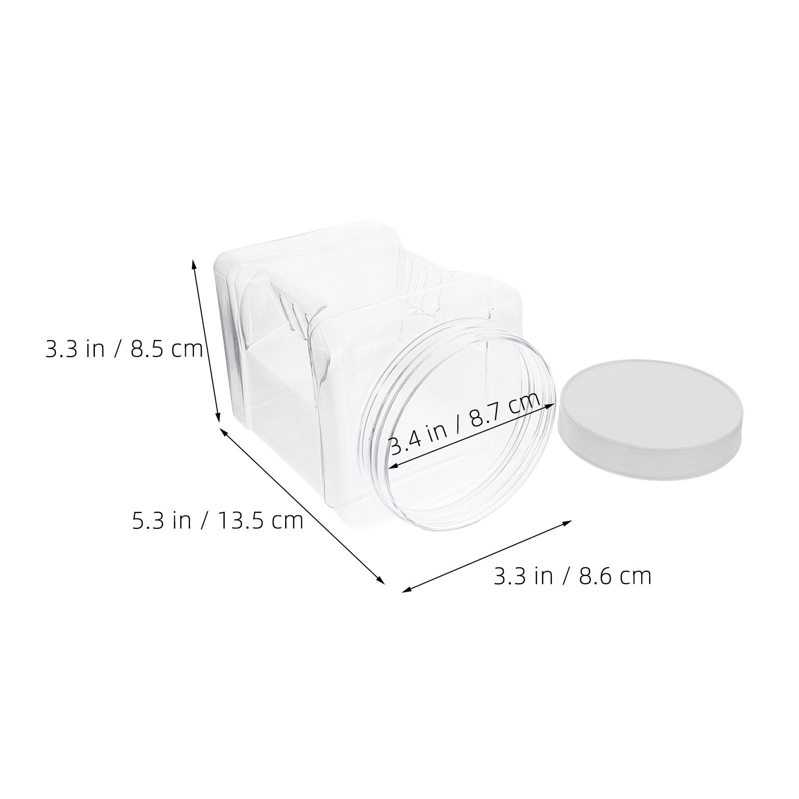 ขวดเก็บอาหารสุญญากาศทรงสี่เหลี - Food Storage Jars Plastic บทวิจารณ์และราคา