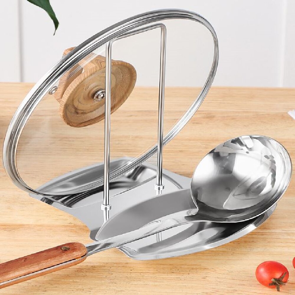 ที่วางฝาหม้อสแตนเลส ชั้นวางของ - Food Storage Organiser บทวิจารณ์และราคา