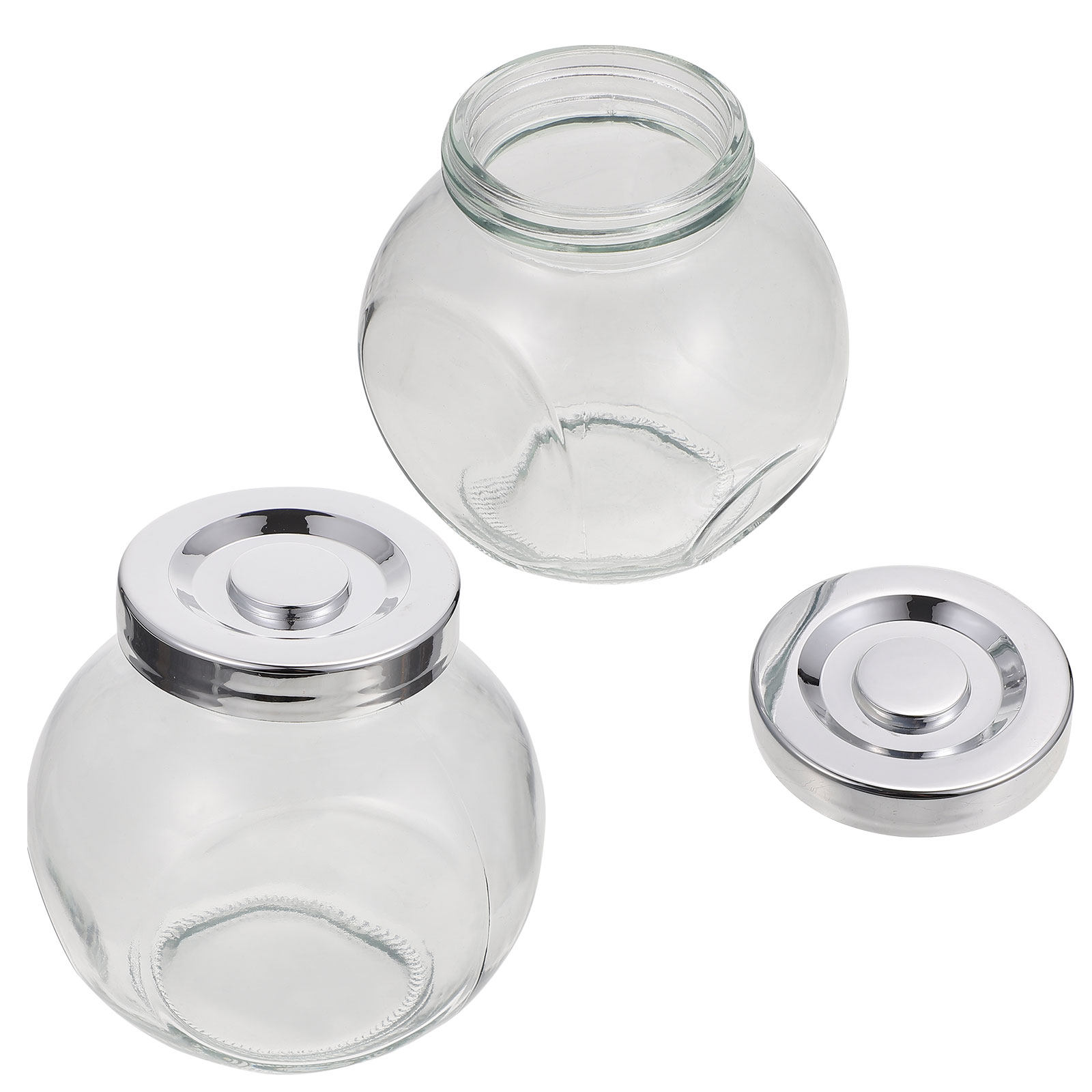ขวดเก็บแยมผลไม้ 2 ชิ้น ขวดเก็บ - Food Storage Jars Plastic บทวิจารณ์และราคา