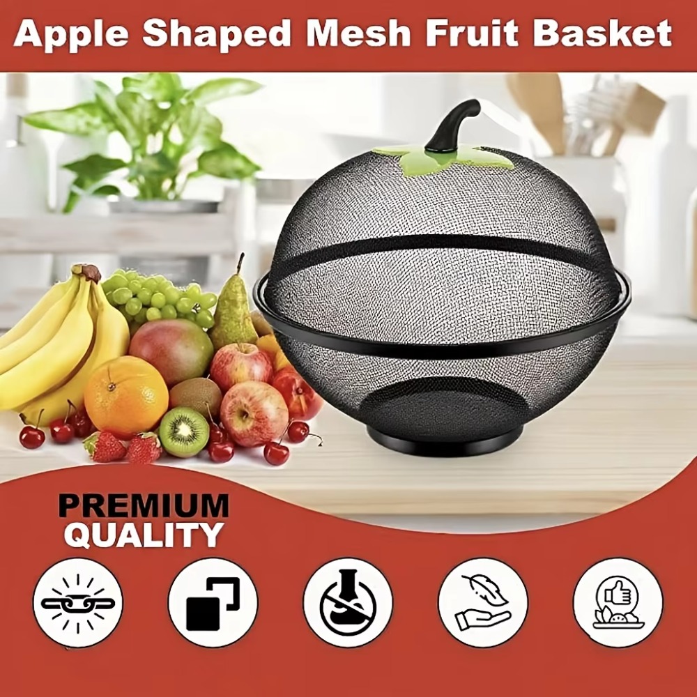 ตะกร้าผลไม้โลหะพร้อมฝาครอบตาข่ - Food Storage Net บทวิจารณ์และราคา