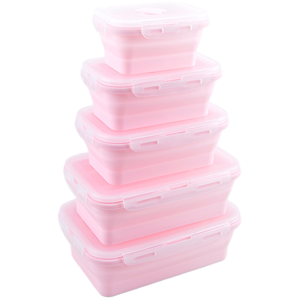 ชุดกล่องอาหารกลางวันซิลิโคนพับ - Food Storage Box Set บทวิจารณ์และราคา
