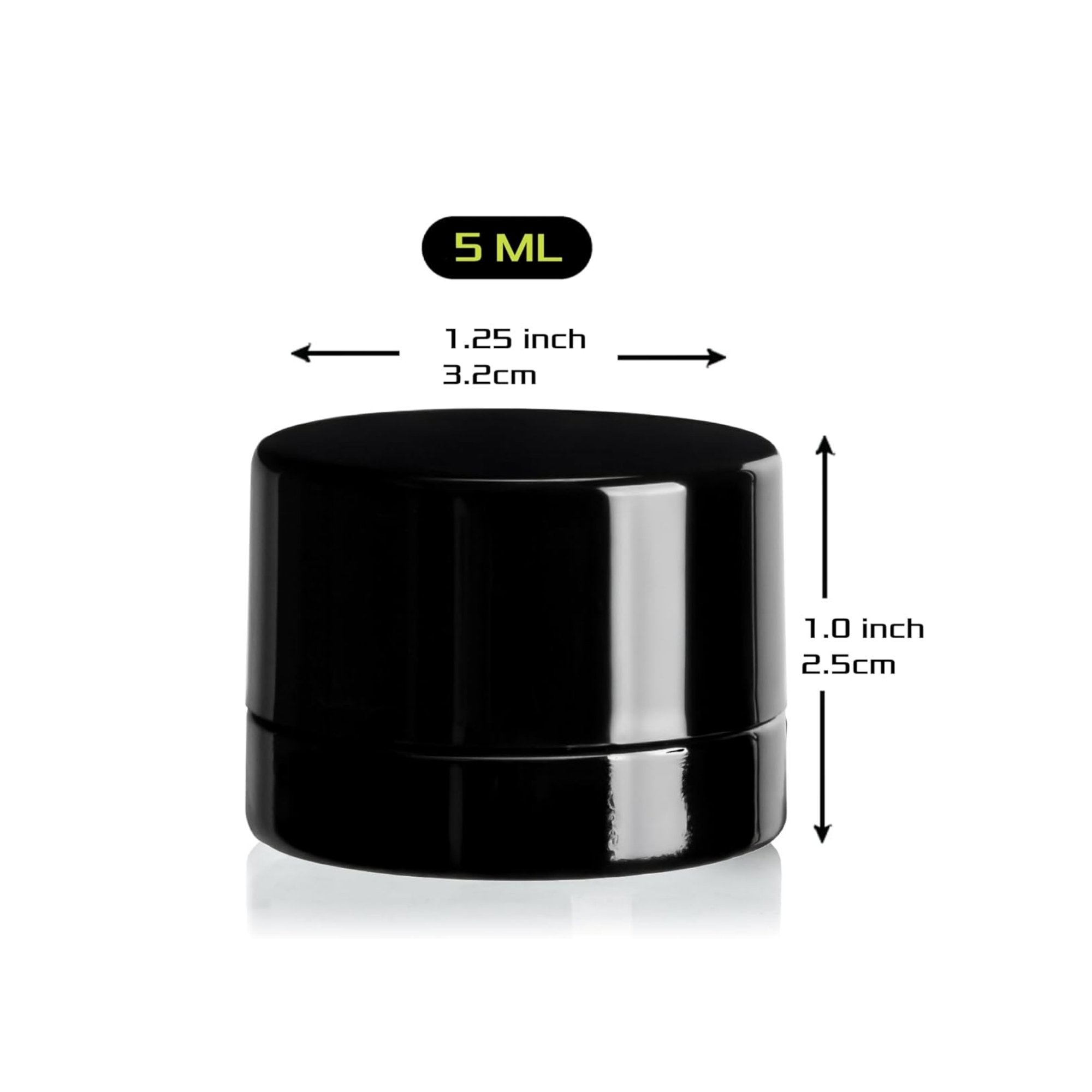 ขวดแก้วสีดำหนา 5 มล. พร้อมฝาปิ - Food Storage Set Glass บทวิจารณ์และราคา
