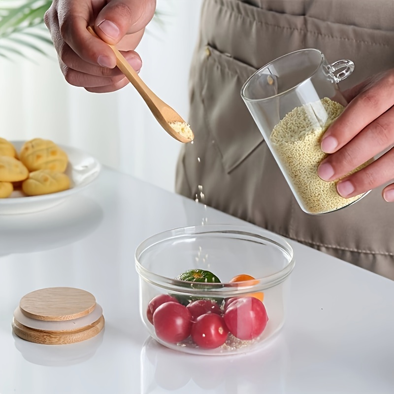 ขวดโหลใส่ขนม 280 มล. ขวดโหลใส่ - Food Storage Set Glass บทวิจารณ์และราคา