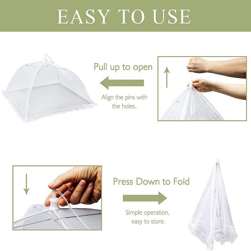 เต็นท์คลุมอาหารแบบตาข่ายสีขาวข - Food Storage Net บทวิจารณ์และราคา