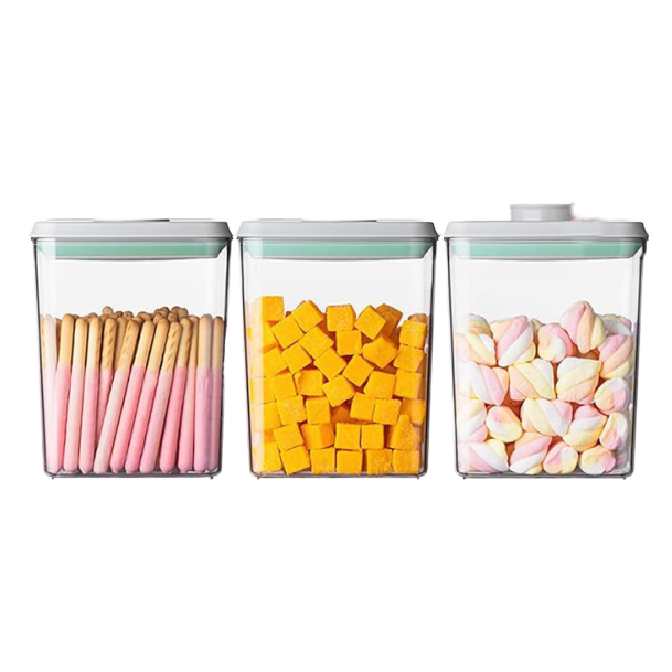 กล่องเก็บอาหารพลาสติกแบบฉีดขึ้ - Food Storage No Pantry บทวิจารณ์และราคา