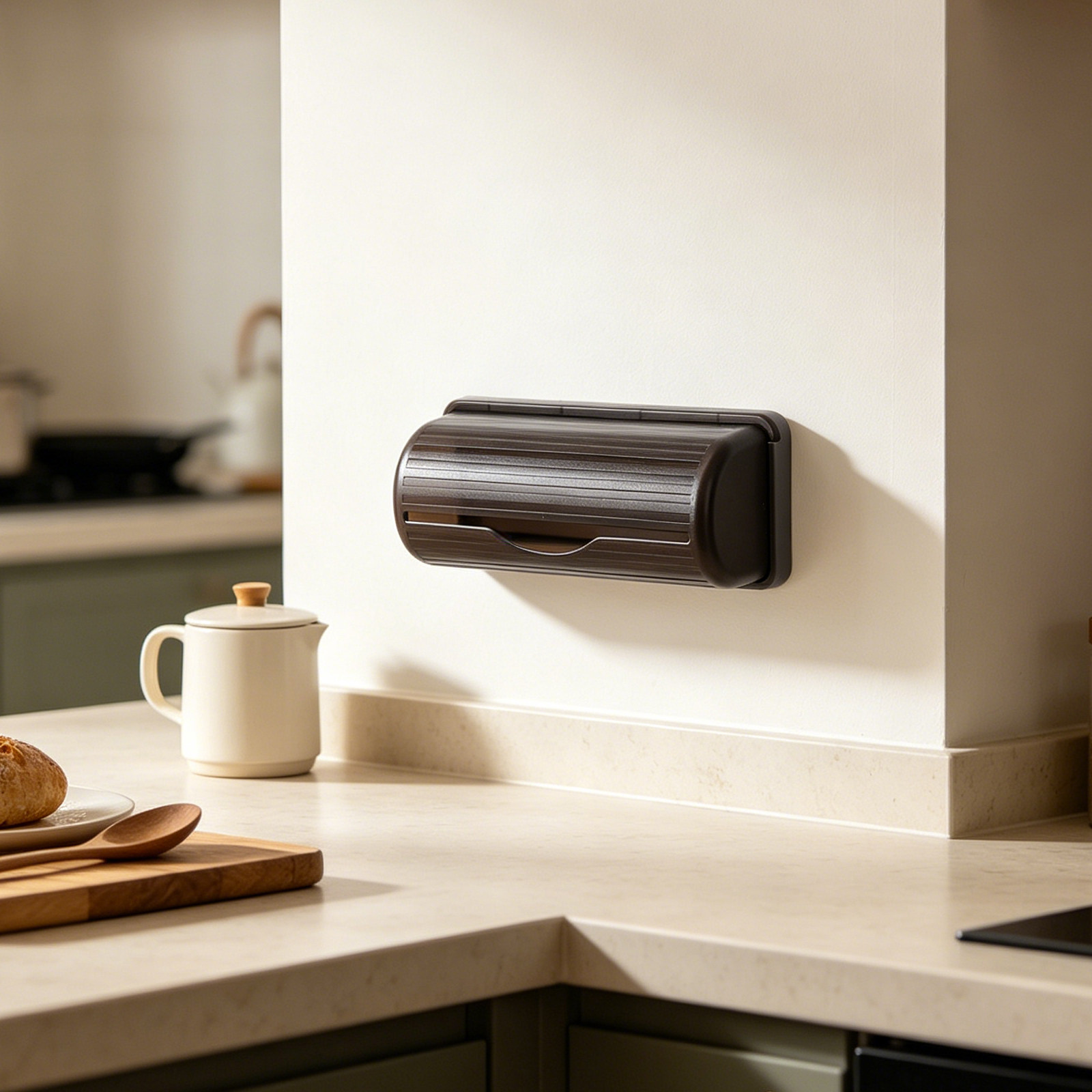 ที่แขวนถุงขยะติดผนัง กล่องจัดเ - Food Storage Cabinet For Kitchen บทวิจารณ์และราคา