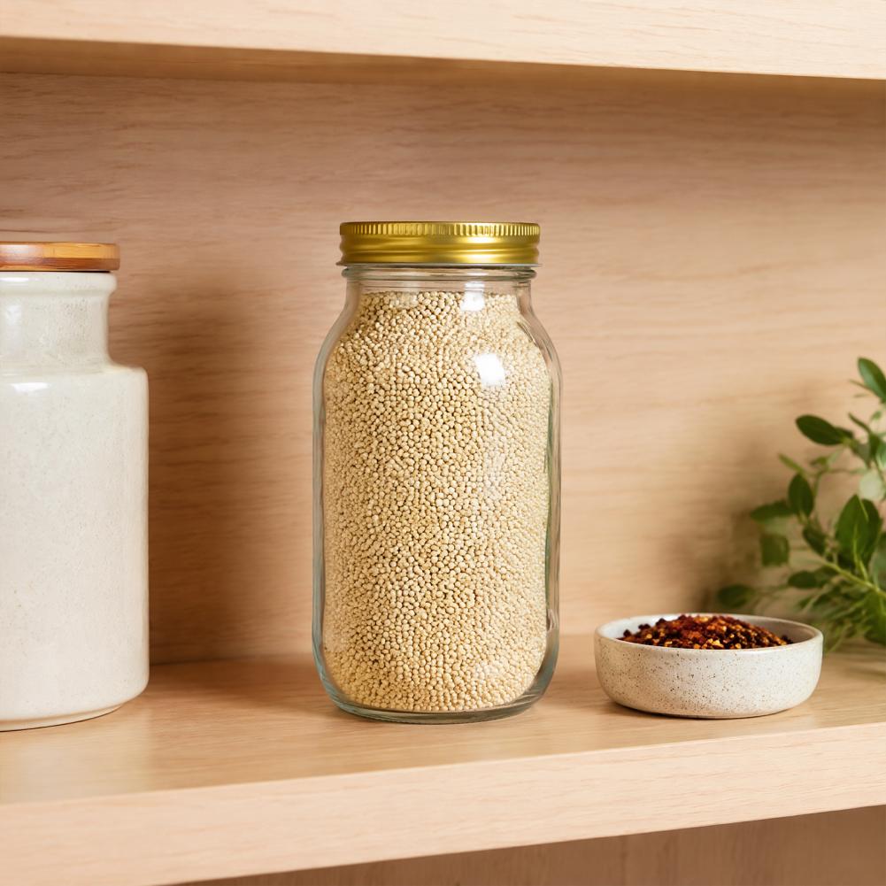 ขวดโหลแก้วพร้อมฝาปิด ภาชนะเก็บ - Food Storage No Pantry บทวิจารณ์และราคา