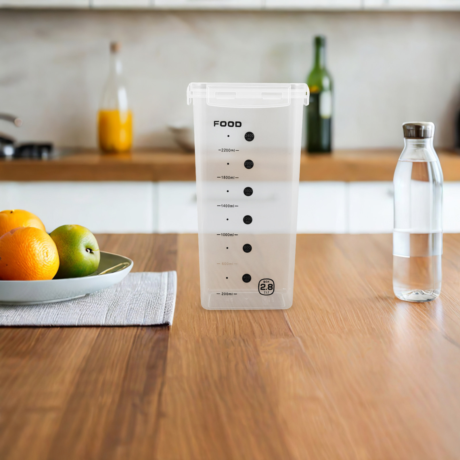 ภาชนะเก็บอาหารแห้งแบบโปร่งใส 2 - Food Storage Jars Plastic บทวิจารณ์และราคา